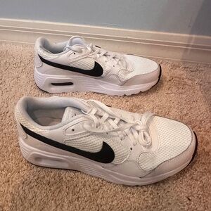Nike Air Max SC White and Black Sneakers